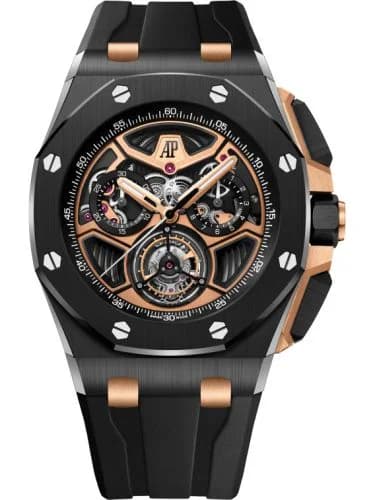 Royal Oak Offshore Flying Tourbillon Chronograph Ceramic - Pink Gold
