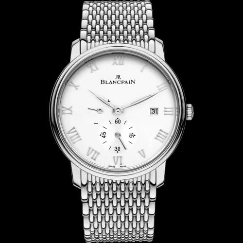 Villeret Ultraplate Power Reserve Date Stainless Steel / White / Bracelet