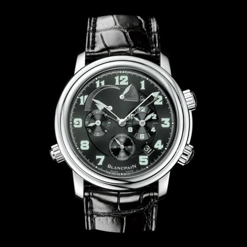 Léman Réveil GMT Stainless Steel / Black / Alligator