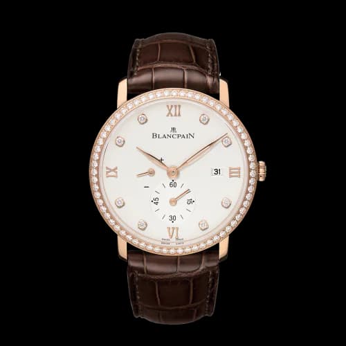 Villeret Ultraplate Power Reserve Date Red Gold / Opaline / Diamond