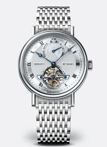 Tourbillon Five Days Platinum / Silver / Bracelet
