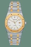 Royal Oak 15000 Date Stainless Steel / Yellow Gold / White