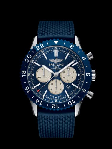 Chronoliner B04 Stainless Steel / Blue / Rubber