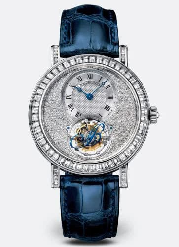 Tourbillon White Gold - Baguette / Silver
