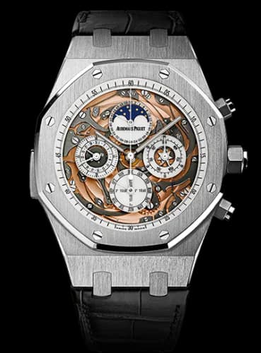 Royal Oak Grande Complication Openworked White Gold / Strap