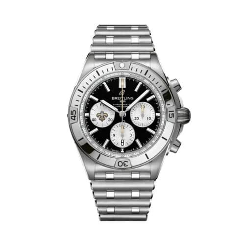 Chronomat B01 42 NFL New Orleans Saints / Rouleaux