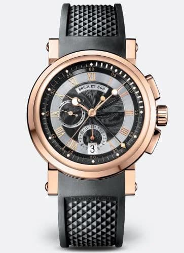 Marine Chronograph 5827 Rose Gold / Black / Rubber