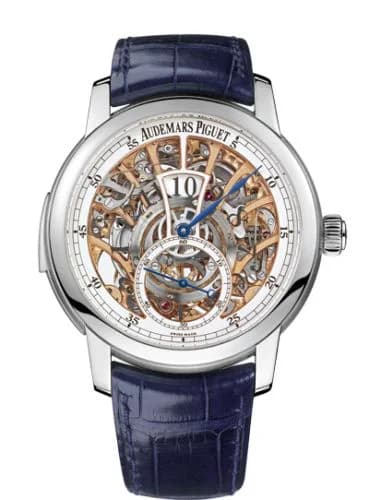Jules Audemars Minute Repeater Jumping Hours Platinum / Openworked