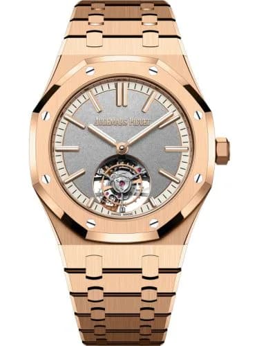 Royal Oak Self-Winding Flying Tourbillon Pink Gold / Grey