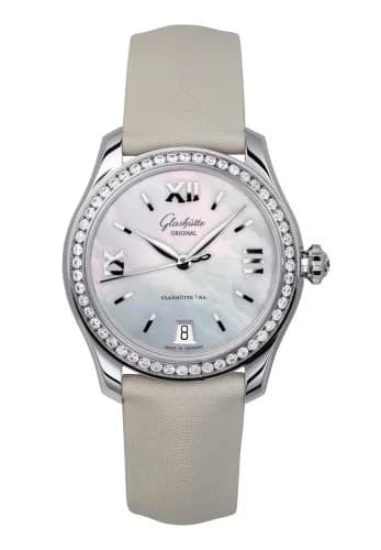 Lady Serenade Stainless Steel / Diamond / MOP / Satin - Pin
