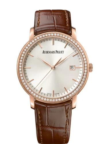 Jules Audemars Selfwinding Pink Gold / Diamond / Silver