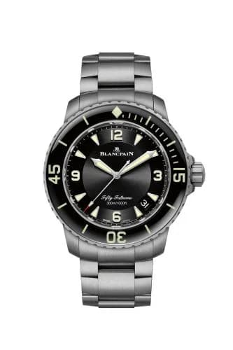 Fifty Fathoms Automatique Titanium / Black / Bracelet
