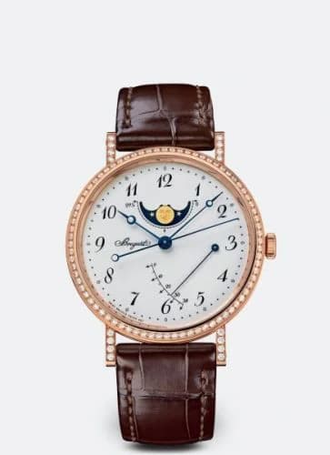 Classique 8788 Moonphase Rose Gold / Grand Feu Enamel