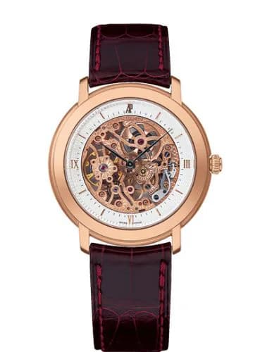 Jules Audemars Skeleton Hand-Wound Pink Gold / Silver