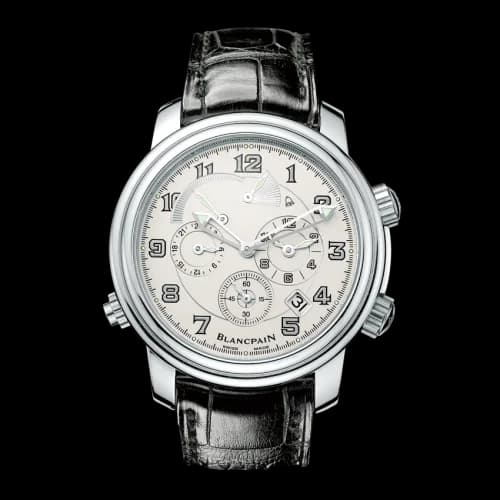 Léman Réveil GMT Stainless Steel / Opaline / Alligator