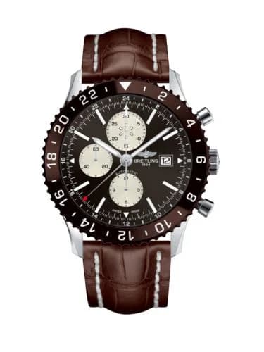 Chronoliner Stainless Steel / Bronze / Croco