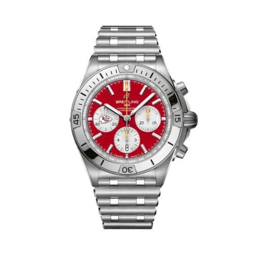 Chronomat B01 42 NFL Kansas City Chiefs / Rouleaux