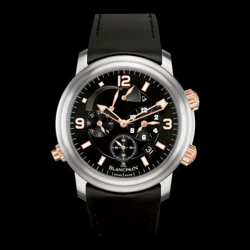 Léman Réveil GMT Titanium / Red Gold / Black / Rubber