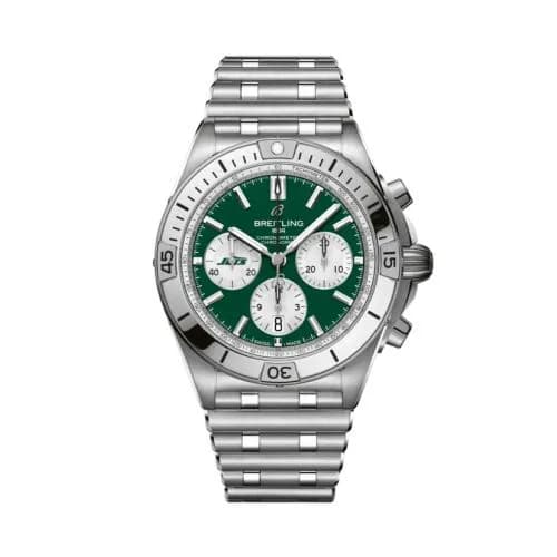 Chronomat B01 42 NFL New York Jets / Rouleaux
