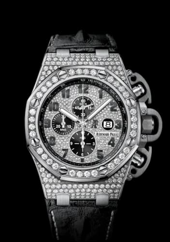 Royal Oak OffShore 26215 T3 White Gold / Diamond