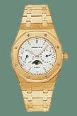 Royal Oak 25594 Moon Phase Yellow Gold / White