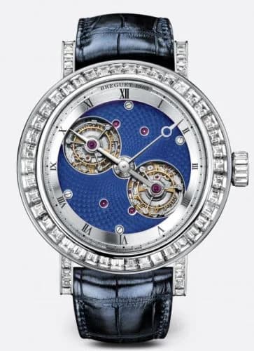 Double Tourbillon 5349 Platinum - Baguette / Blue