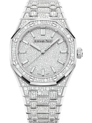 Royal Oak Selfwinding 34 White Gold - Snow-Set