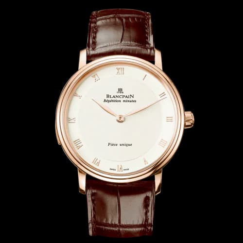Villeret Tourbillon Minute Repeater Automata Red Gold / Opaline