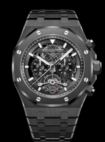 Royal Oak 26343 Tourbillon Chronograph Openworked Ceramic