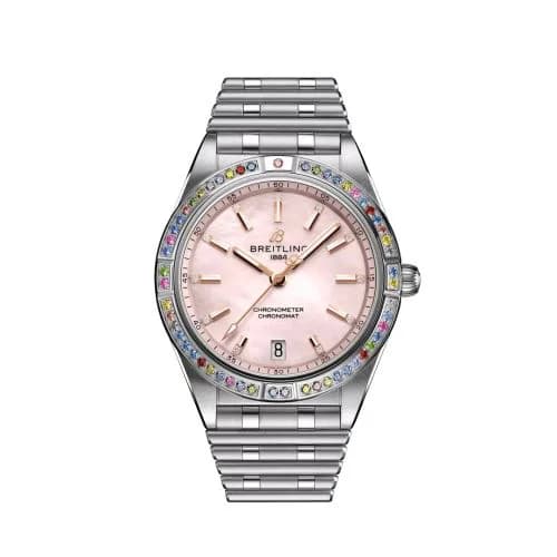 Chronomat Automatic 36 Stainless Steel - White Gold / MOP / South Sea / Bracelet