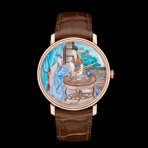 Villeret Manuelle Piece Unique Grand Feu Men with Lunch