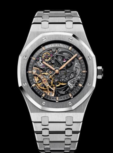 Royal Oak 41 Double Balance Wheel Openworked Stainless Steel