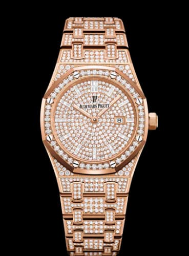 Royal Oak 33 Quartz Pink Gold / Diamond / Diamond / Bracelet