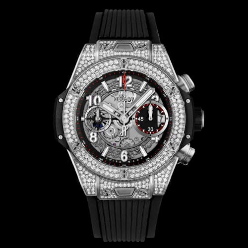Big Bang Unico 42 Titanium / Pavé / Black