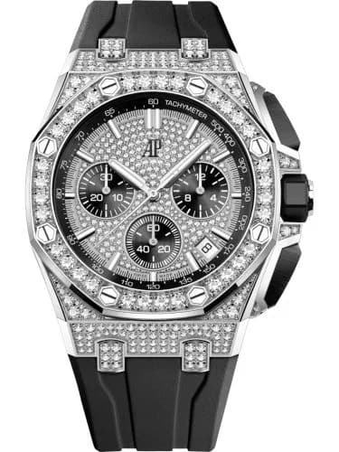 Royal Oak Offshore 43 White Gold - Diamond / Diamond