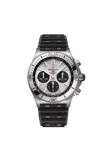 Chronomat B01 42 Stainless Steel / Silver / Rubber