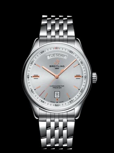 Premier Automatic Day & Date 40 Stainless Steel / Silver / Bracelet