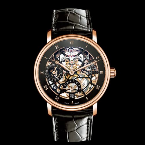 Villeret Tourbillon Squelette 8 Jours Red Gold