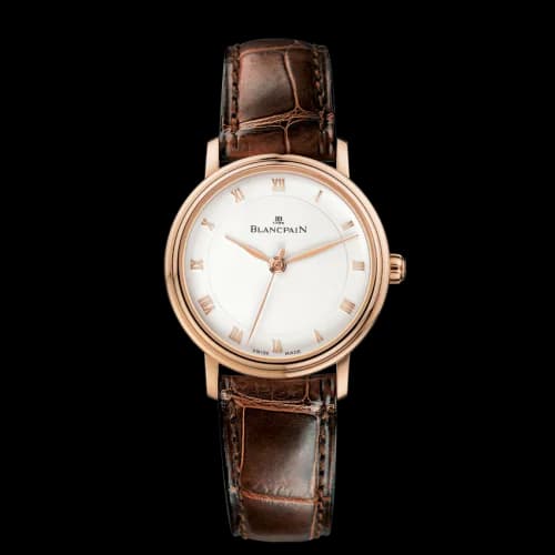 Villeret Ultraplate Automatique Ladies Red Gold / Opaline