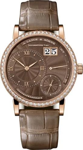 Kleine Lange 1 White Gold - Diamond / Brown