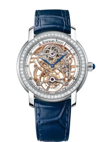 Jules Audemars Tourbillon Platinum / Diamond / Openworked