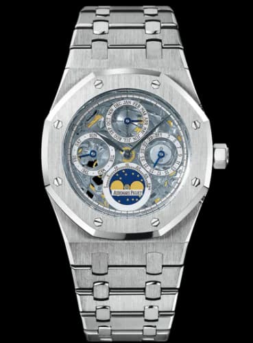 Royal Oak Perpetual Calendar Openworked Stainless Steel