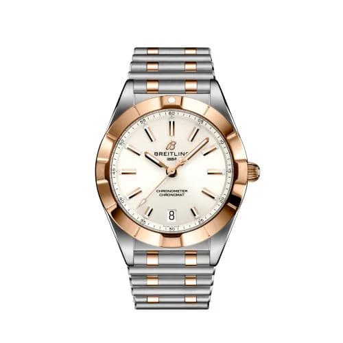 Chronomat 32 Stainless Steel / Red Gold / White / Rouleaux