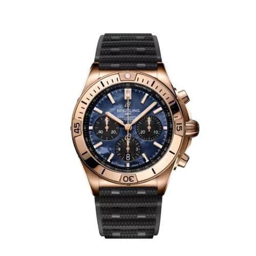 Chronomat B01 42 Red Gold / Blue MOP / Japan