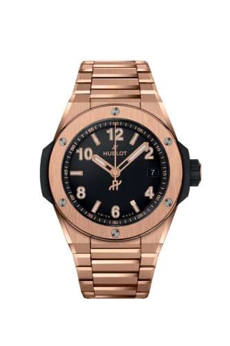 Big Bang Integrated 38 Time Only King Gold / Black
