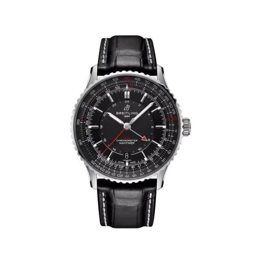 Navitimer GMT 41 Automatic Stainless Steel / Black
