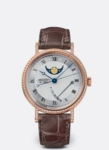 Classique 8788 Moonphase Rose Gold / Grand Feu Enamel