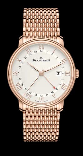 Villeret GMT Date Red Gold / Silver / Bracelet