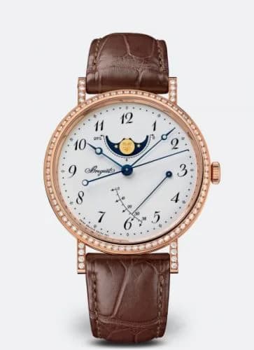 Classique 7788 Moonphase Rose Gold / Grand Feu Enamel