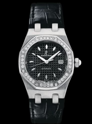 Royal Oak Selfwinding 77321 Stainless Steel / Diamond / Black / Alligator